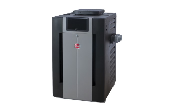 Natural Gas Digital Polymer Heater 266K BTU Heaters, Raypak, Pool supplies
