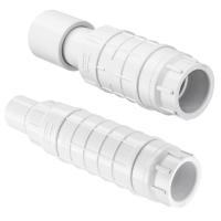 Repair Coupling (Spig x Soc - PVC White with EPDM O-ring) Repair Coupling (Spig x Soc - PVC White with EPDM O-ring)