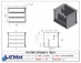 4' 90° Corner Steel Open Top Straight Step 3-Tread - SOK-ST048ST90
