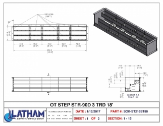 STEEL OPEN TOP STEP STR-90D 3 TRD 18 STEEL OPEN TOP STEP STR-90D 3 TRD 18