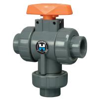 3" Hayward TW Series 3-Way True Union PVC Ball Valve 3" Hayward TW Series 3-Way True Union PVC Ball Valve, TW1300S, Pool parts, Hayward, Pool Supplies, Valves