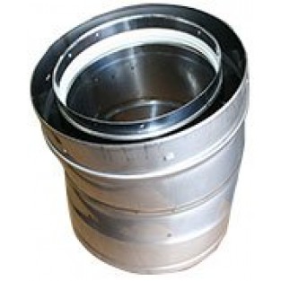 Z-Flex Z-Vent, elbow, 15 deg, double wall, 4" diameter Z-Flex Z-Vent, elbow, 15 deg, double wall, 4" diameter, 2SVDE0415, Z-Flex, Z-Vent, Heater Supplies, Pool Supplies, Pipe,  