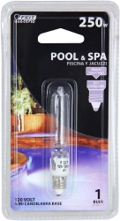 250 Watt Threaded Bulb 120V bpq250/cl/mc/spa