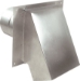 Z-Flex Z-Vent, Wall Termination Hood w/ Damper, Single Wall, 4" diameter - 2SVSHTD04