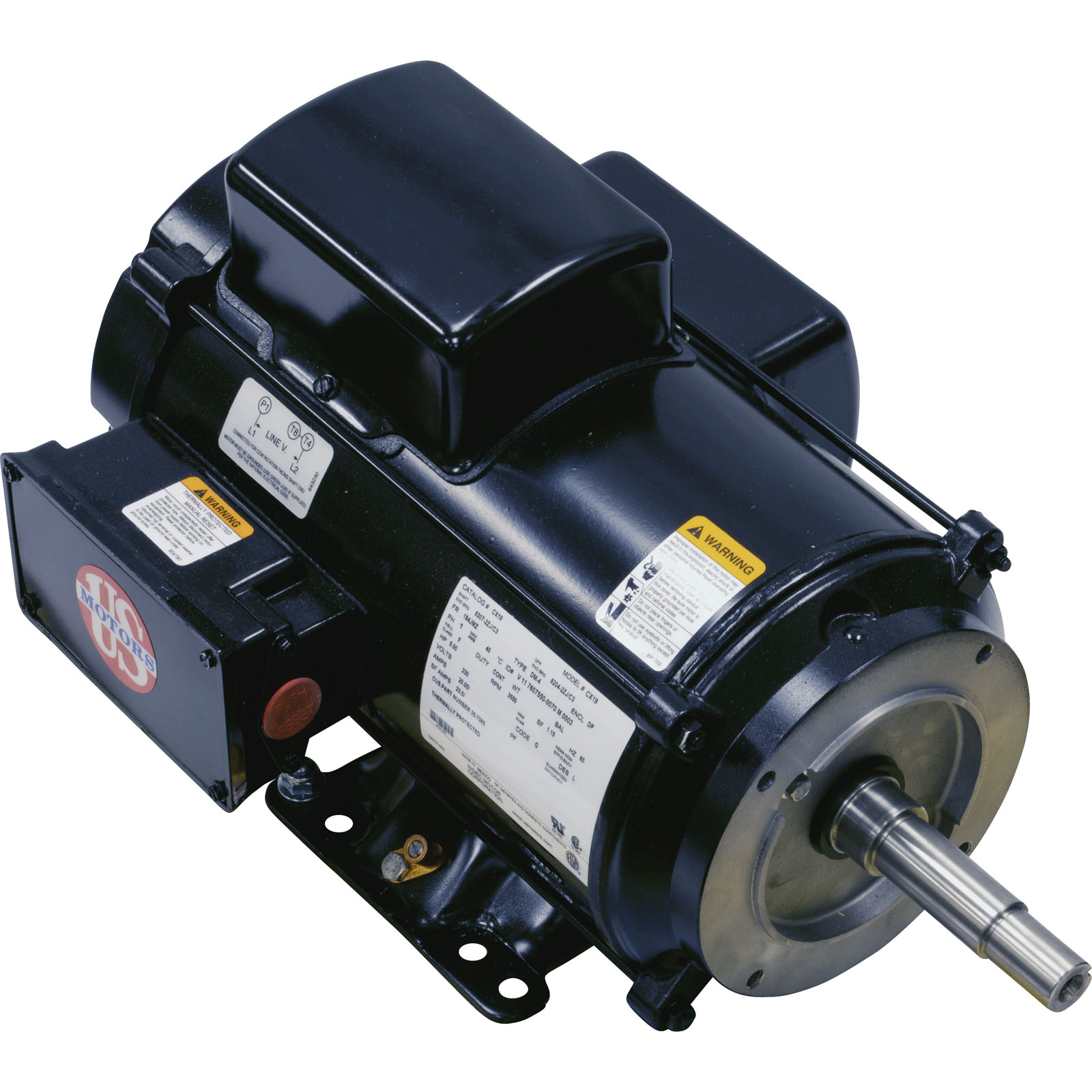 Motor, USMtr, 5.0 Horsepower, 230v, 1 Speed, EQ Series, Pool Motor, USMtr, 5.0 Horsepower, 230v, 1 Speed, EQ Series, Pool, 357065S