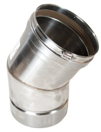 Z-Flex Z-Vent, elbow, 30 deg, single wall, 4" diameter Z-Flex Z-Vent, elbow, 30 deg, single wall, 4" diameter, 2SVEEWC0430, Z-Flex, Z-Vent, Heater Supplies, Pool Supplies, Pipe,  